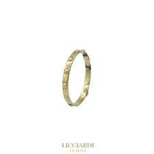 Anello unisex rosario oro