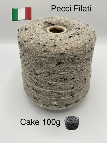 Tweed boucle filato torta 100g - tweed,