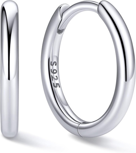Orecchini cerchio argento 925 - orecchini,