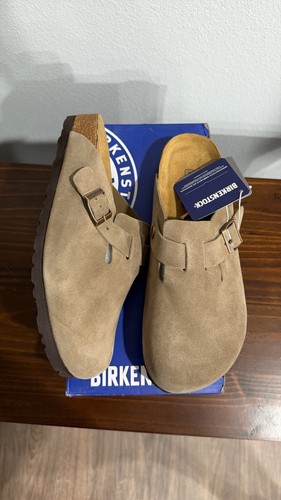 Birkenstock boston camoscio - birkenstock,
