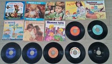 Lotto CARTONI ANIMATI 45 giri VINILI D'Avena Antoniano Zecchino