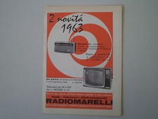 advertising Pubblicità 1962 RADIO RADIOMARELLI RD 307/RV 547 U