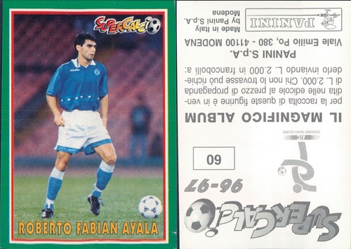 Figurina calciatori panini - figurina,