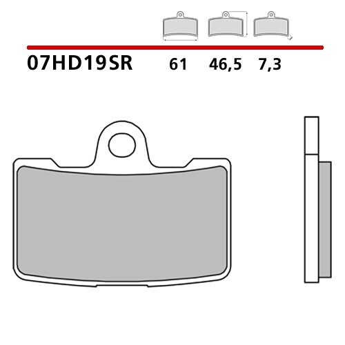 Pastiglie brembo freno - brembo, ant