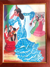 QUADRO ARTE NAIF PAESAGGI