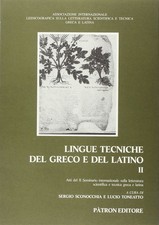 Lingue tecniche del greco e
