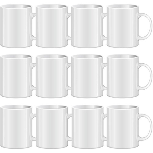 White ceramic - white,