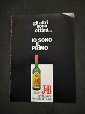 J&B RARE SCOTCH WHISKY RITAGLIO CLIPPING PUBBLICITA ADVERTISING x10