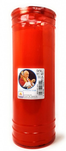 Lumino votivo cerone papa - lumino, 80