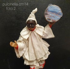 pulcinella vestito terracotta e stoffa