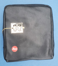 Custodia in pelle binocolo LEICA originale vintage Germania adatta 10X42 8X42 7X42 altro