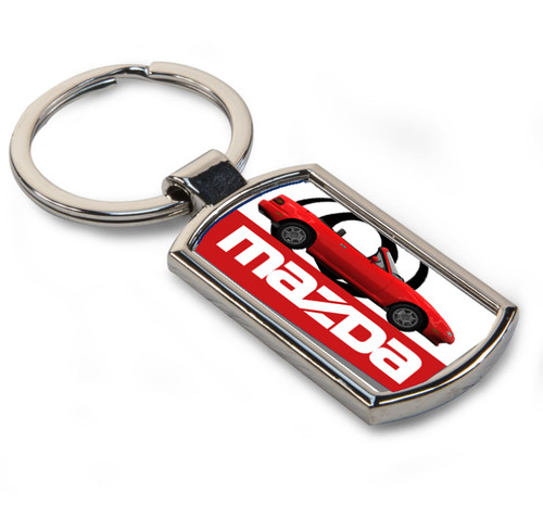 Mazda mx5 car keyring custom - keyring,