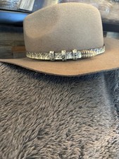 Fascia cappello serpente a sonagli nuova. Fatto a mano. Con sonagli.  regolabile.