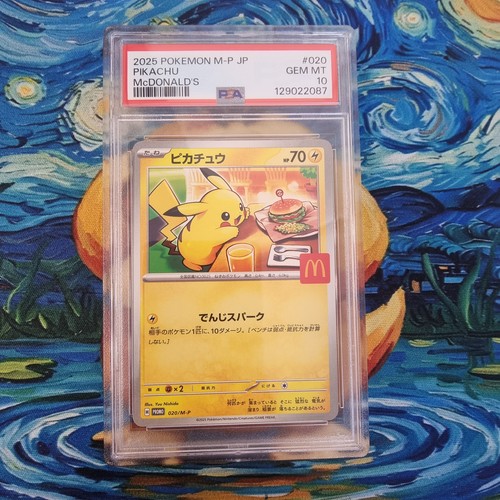 Pikachu mcdonald promo - pikachu, psa
