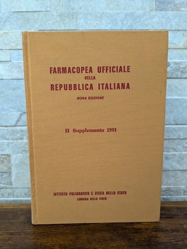 Farmacopea ufficiale della - farmacopea,