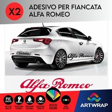Coppia Adesivo Sticker ALFA