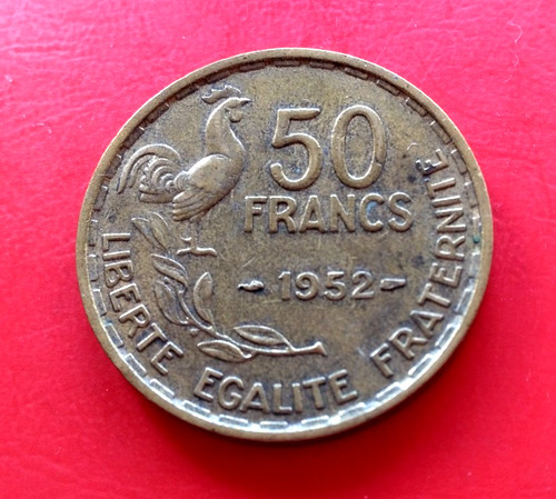 Monnaie france francs 1952 - france,