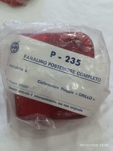 Fanale posteriore completo - posteriore,