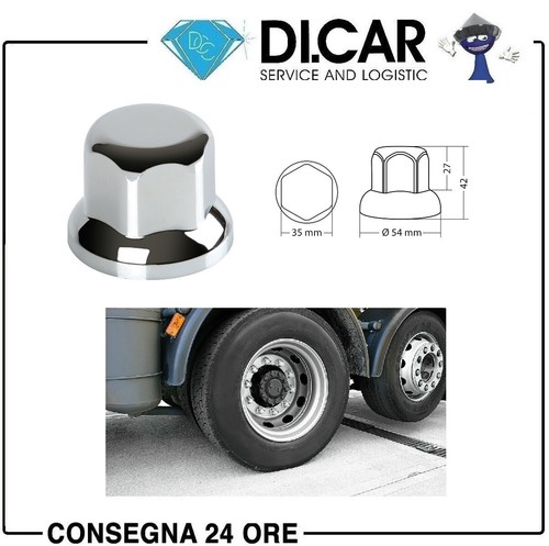 Set copribulloni tappi - 10,