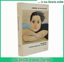 libro MEMORIE D'UNA RAGAZZA PERBENE Simone De Beauvoir Giulio Einaudi 1964