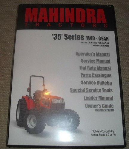 Mahindra 3535 4035 - , 4wd
