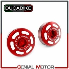 Kit Tappi Telaio Centrale Rosso TTF04A Ducabike Ducati Monster 696 2008 > 2014
