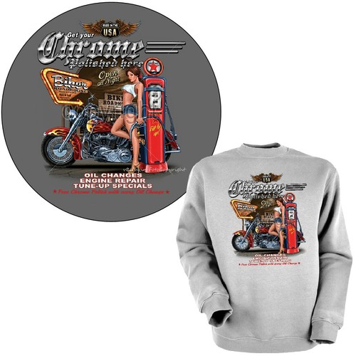 Felpa biker moto servizio