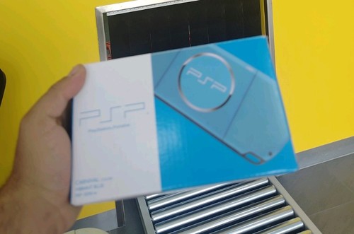 Sony psp 3000 blu trasparente - 3000,