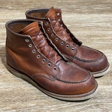 Red Wing 875 Heritage 6" Moc Toe, stivali in pelle made in USA, taglia US 10 
