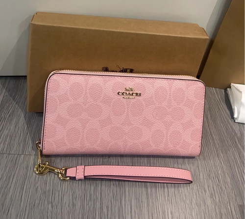 Portafoglio lungo con zip