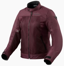 GIACCA DONNA TRAFORATA ESTIVA MOTO REV'IT ECLIPSE 2 LADIES AUBERGINE TG 42 46ITA