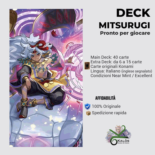 Yugioh mazzo deck mitsurugi - deck,