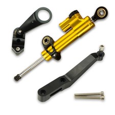 Ammortizzatore di Sterzo con Kit Montaggio per Honda CBR954 SC50 2002-2003 Oro