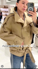 ZARA NUOVO TRENCH DONNA CON