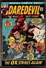 DAREDEVIL #86 MARVEL 1972 FN