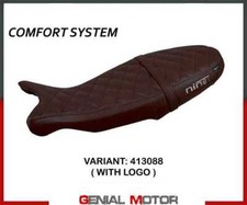 Rivestimento sella Sivas comf system+logo Marrone T.I. BMW R1200 NINET 2014>2023