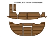 Piattaforma da nuoto Sea Ray 240 DA 2006 Sundancer barca EVA schiuma teak pavimento ponte