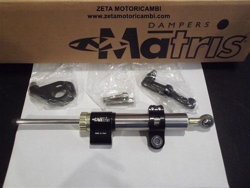 Ammortizzatore sterzo nero - ammortizzatore,
