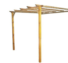 GAZEBO PERGOLA PERGOLATO ADDOSSATA A MURO PARETE 3x2,8 MT LEGNO GIARDINO 171z