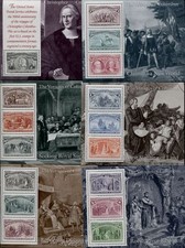 1992 - Colombo - USA - Emissione congiunta con Italia  - serie di 6 BF - MNH