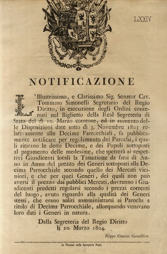 “Notificazione”