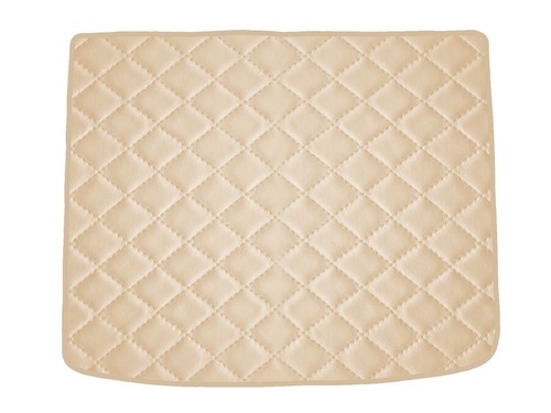 Beige ecopelle trapuntata - beige,