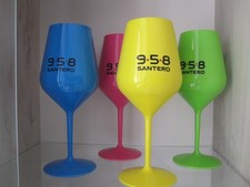 Set 4 Calici Bicchieri Santero