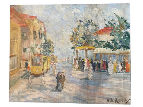 Quadro olio tela il - ad,