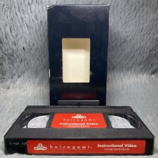 Hairagami VHS Tape Instructional Video Running Time 8 Minutes Hair Stylist