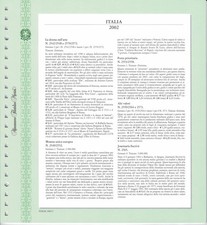 ITALIA 2002 FOGLI MARINI MODELLO KING USATO CON ALMANACCO 14 FOGLI MF62288