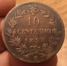 Moneta 10 Centesimi 1894