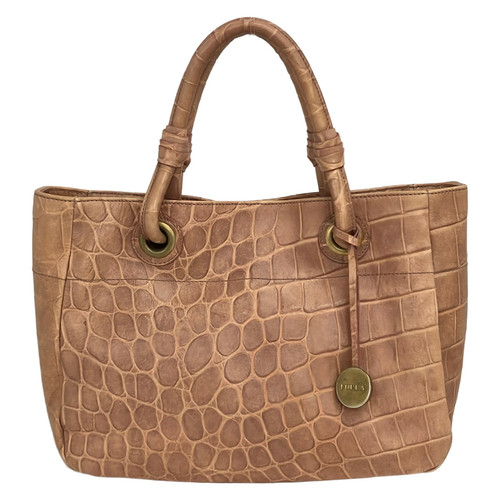Borsa furla pelle marrone - pelle,