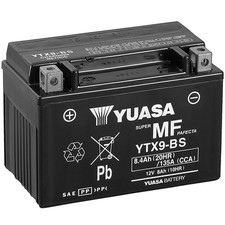 Batteria Yuasa YTX9-BS 12V 8Ah YAMAHA XTZ 660 TENERE 1991 1992 1993 1994 1995