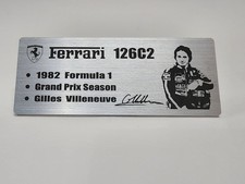 Targa nome in metallo 1/12